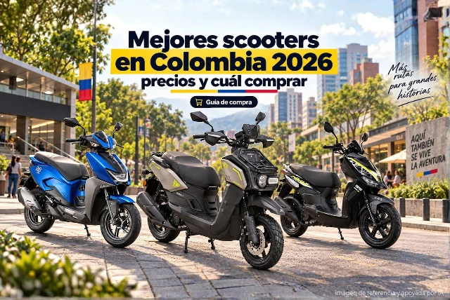 Mejores scooters en Colombia- precios y cuál comprar