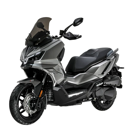 moto sym adx 300 gris oscuro
